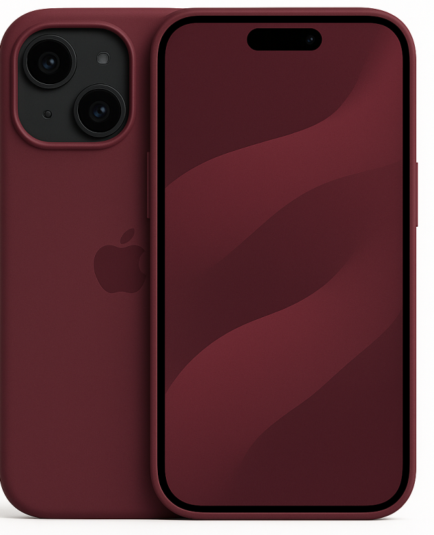 Etui case Iphone 15 - Bordowy